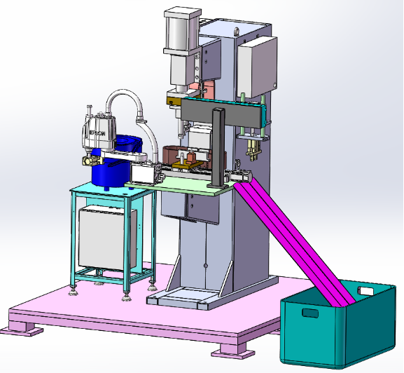 汽車發(fā)動機搖臂自動焊接線