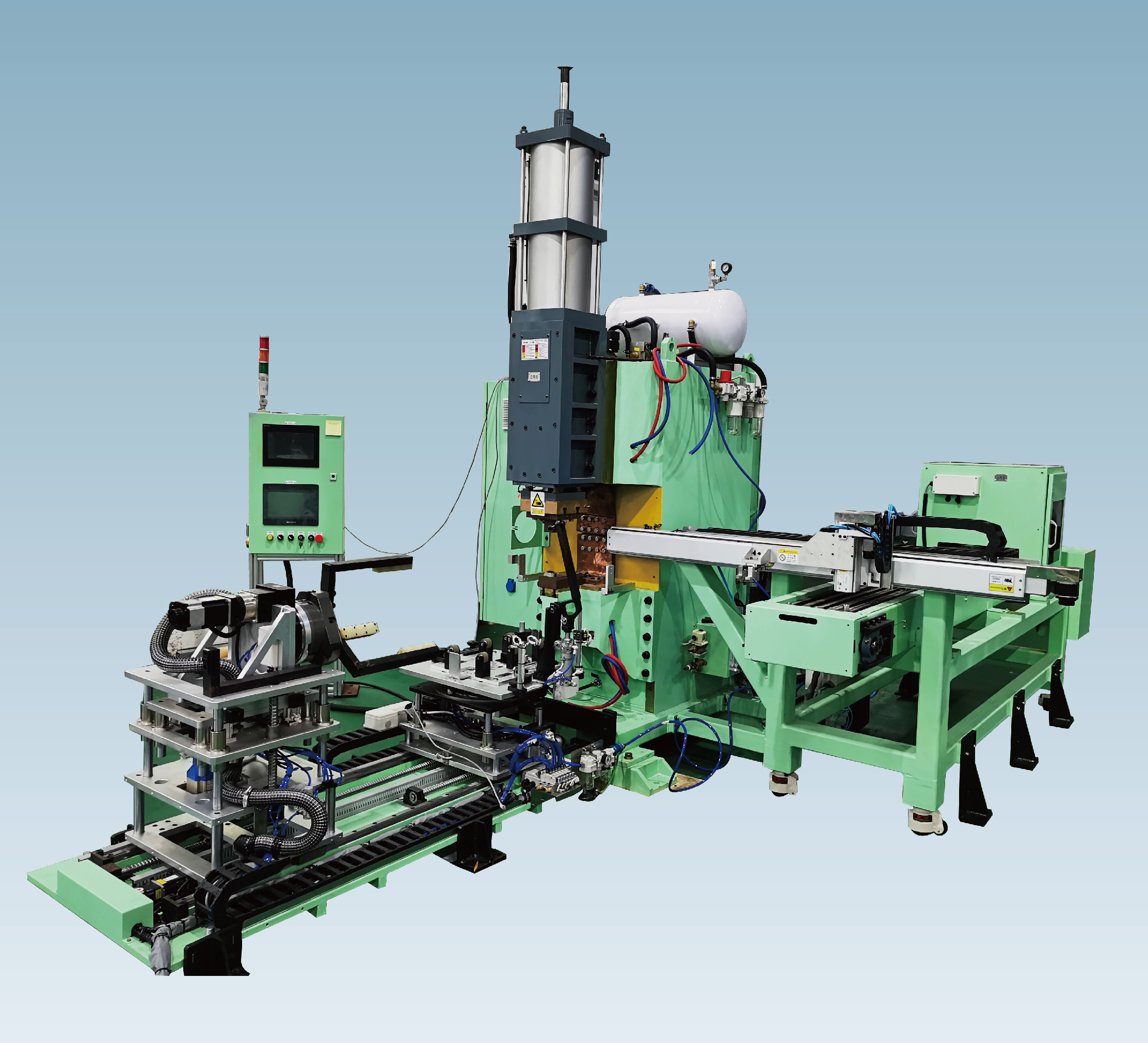 尾氣處理器座全自動(dòng)焊接線(xiàn),尾氣處理DPF傳感器座自動(dòng)焊接生產(chǎn)線(xiàn)