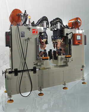 空調(diào)底板底盤與基座腳中頻點焊機(jī)