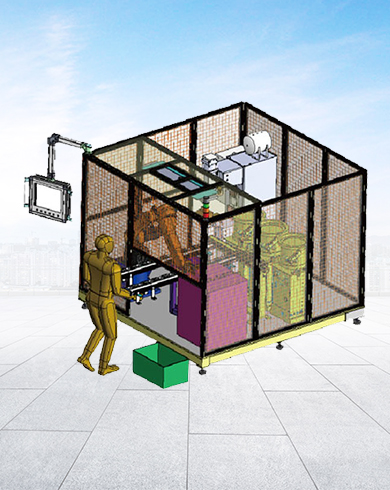 汽車(chē)配件螺母全自動(dòng)機(jī)器人焊接系統(tǒng)