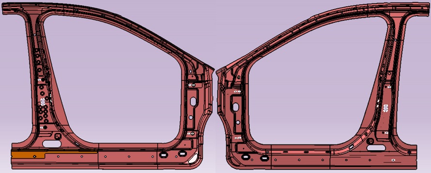 一體成形門(mén)環(huán)樣件