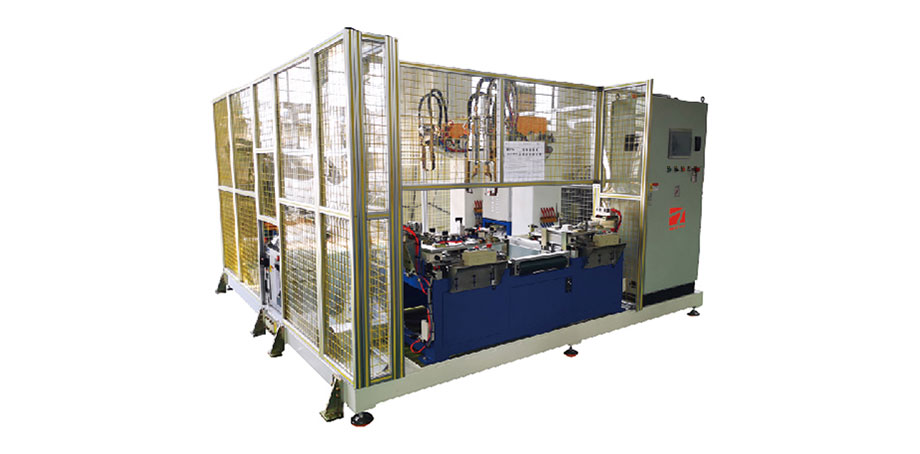 重型卡車(chē)座椅支架自動(dòng)焊接工作站