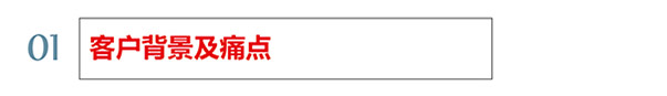 客戶(hù)背景