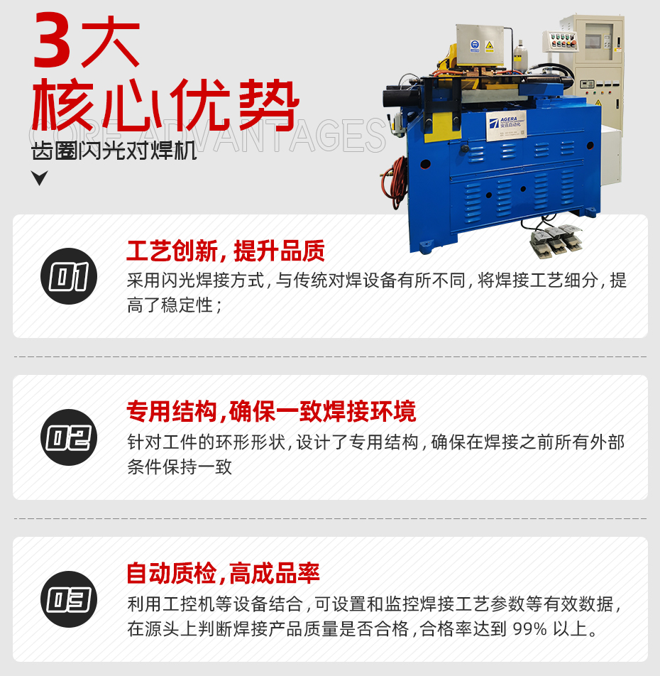 齒圈閃光對焊機(jī)核心優(yōu)勢